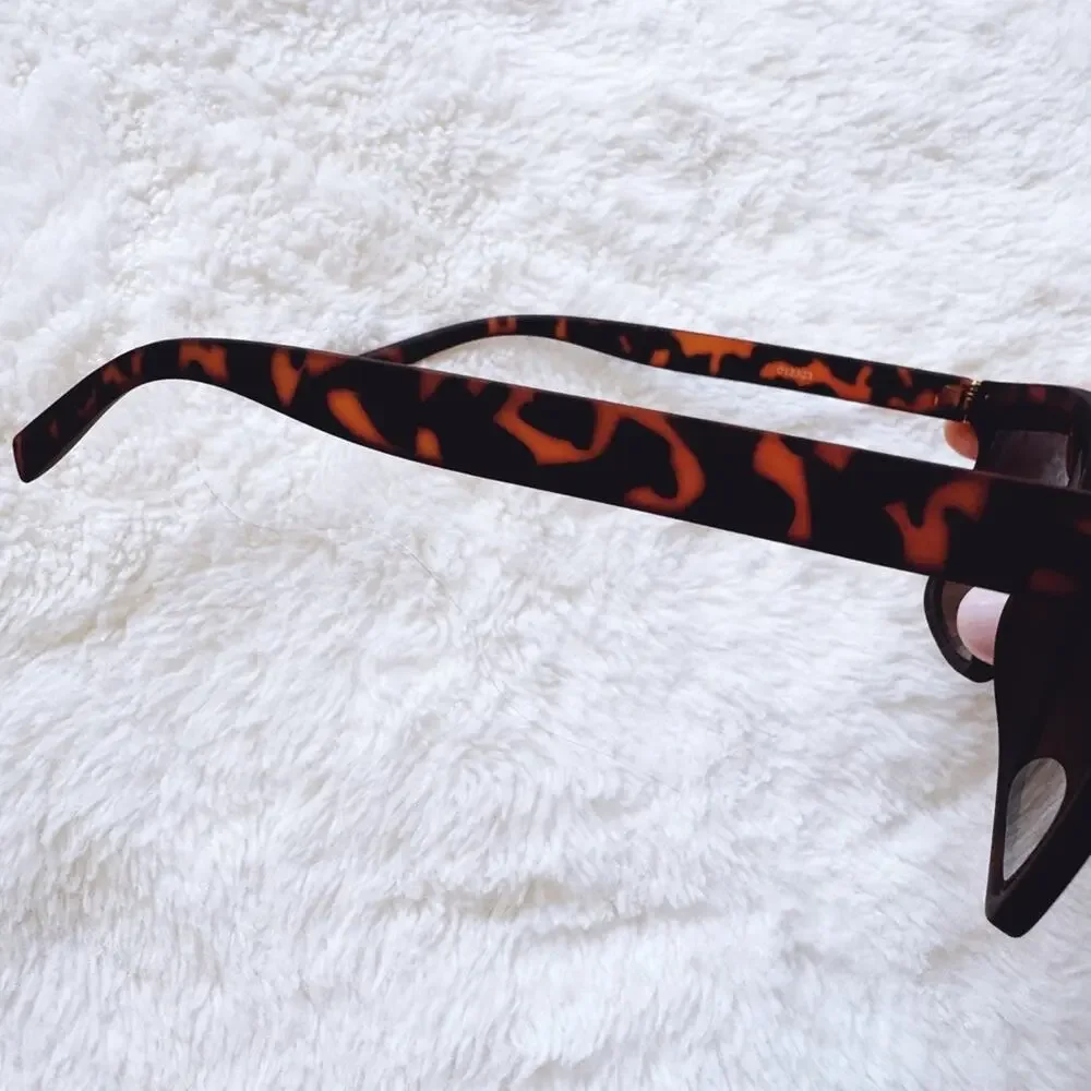 Otto Tortoise Brown Angular Frame Sunglasses